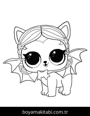 LOL Surprise boyama sayfası – kolay boyama, eğitici aktivite