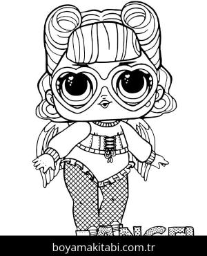 LOL Surprise boyama sayfası – yaratıcılığı geliştirir, keyifli zaman