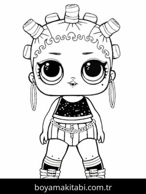 LOL Surprise boyama sayfası – yaratıcılığı geliştirir, keyifli zaman