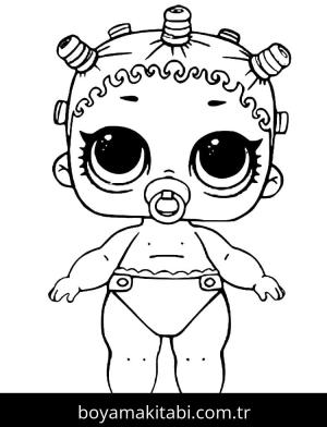 LOL Surprise boyama sayfası – eğlenceli etkinlik, el becerilerini geliştirir