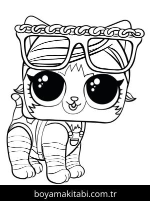 LOL Surprise boyama sayfası – çocuk aktivitesi, PDF indir