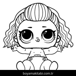 LOL Surprise boyama sayfası – renkli çizimler, okul öncesi