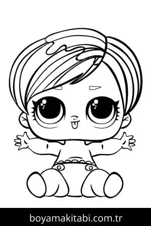 LOL Surprise boyama sayfası – okul öncesi, evde etkinlik