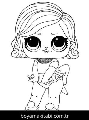 LOL Surprise boyama sayfası – renkli çizimler, okul öncesi