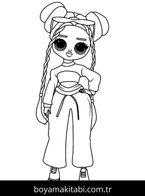 LOL Surprise boyama sayfası – eğitici aktivite, yaratıcılık