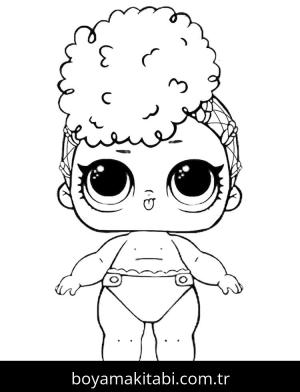LOL Surprise boyama sayfası – eğlenceli etkinlik, el becerilerini geliştirir