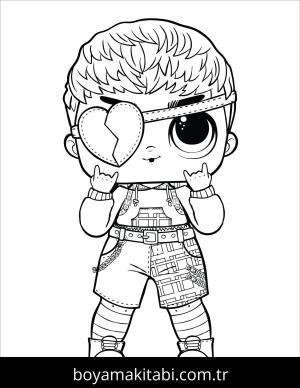 LOL Surprise boyama sayfası – boyama çalışması, yaratıcılığı geliştirir