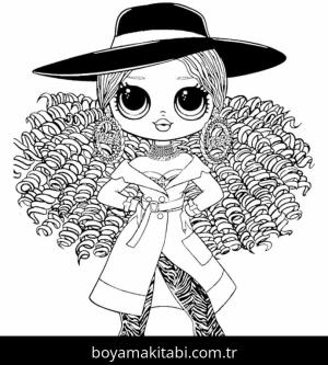 LOL Surprise boyama sayfası – sanatsal çalışma, çocuklar için