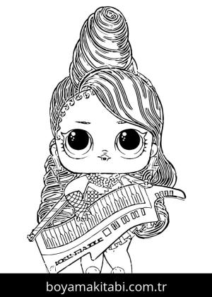 LOL Surprise boyama sayfası – evde etkinlik, ücretsiz yazdır