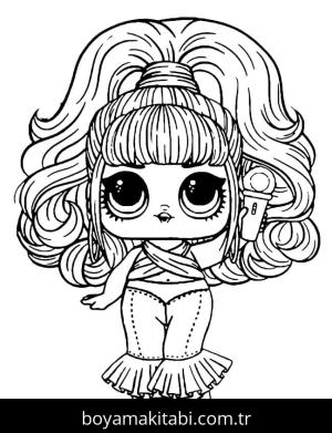 LOL Surprise boyama sayfası – boyama etkinliği, çocuk aktivitesi