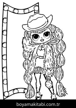 LOL Surprise boyama sayfası – çocuk aktivitesi, PDF indir