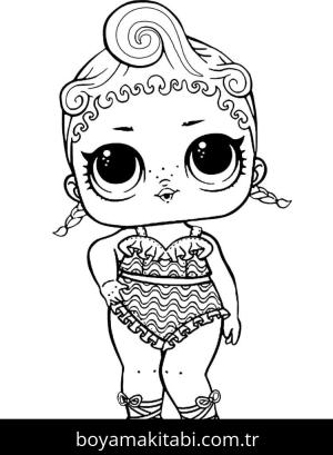 LOL Surprise boyama sayfası – eğitici aktivite, yaratıcılık
