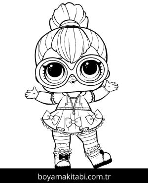 LOL Surprise boyama sayfası – eğitici aktivite, yaratıcılık