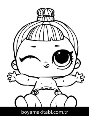 LOL Surprise boyama sayfası – yaratıcılığı geliştirir, keyifli zaman