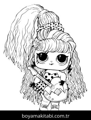 LOL Surprise boyama sayfası – çocuk aktivitesi, PDF indir