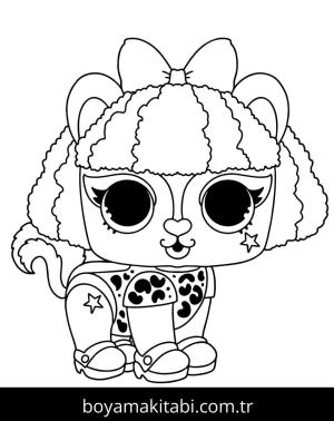 LOL Surprise boyama sayfası – kolay boyama, eğitici aktivite