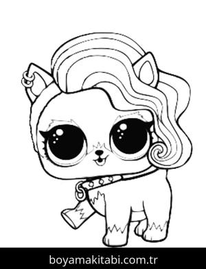 LOL Surprise boyama sayfası – çocuk aktivitesi, PDF indir