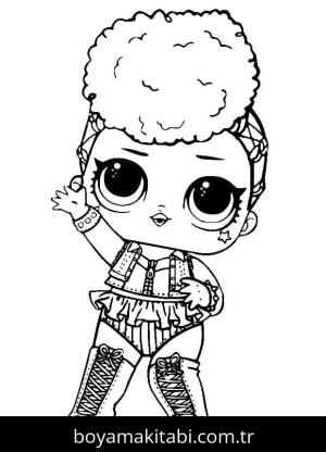 LOL Surprise boyama sayfası – eğitici aktivite, yaratıcılık