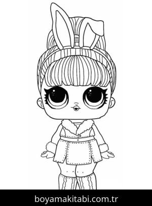 LOL Surprise boyama sayfası – el becerilerini geliştirir, boyama çalışması