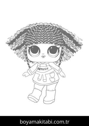 LOL Surprise boyama sayfası – renkli çizimler, okul öncesi