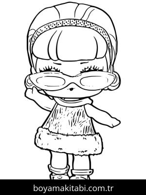 LOL Surprise boyama sayfası – evde etkinlik, ücretsiz yazdır