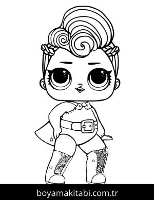 LOL Surprise boyama sayfası – çocuk aktivitesi, PDF indir