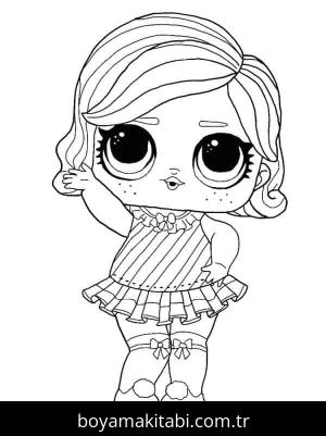 LOL Surprise boyama sayfası – okul öncesi, evde etkinlik