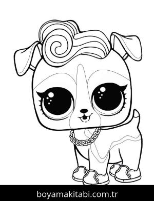 LOL Surprise boyama sayfası – basit çizim, kolay boyama