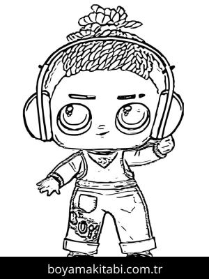 LOL Surprise boyama sayfası – renkli çizimler, okul öncesi