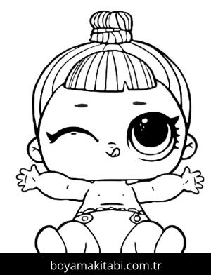 LOL Surprise boyama sayfası – okul öncesi, evde etkinlik