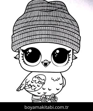LOL Surprise boyama sayfası – okul öncesi, evde etkinlik