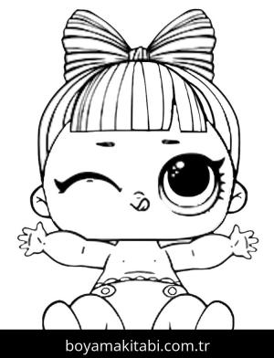 LOL Surprise boyama sayfası – okul öncesi, evde etkinlik
