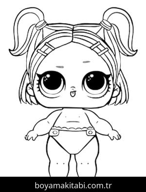 LOL Surprise boyama sayfası – eğitici aktivite, yaratıcılık