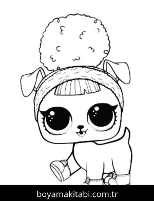 LOL Surprise boyama sayfası – el becerilerini geliştirir, boyama çalışması