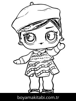 LOL Surprise boyama sayfası – boyama etkinliği, çocuk aktivitesi