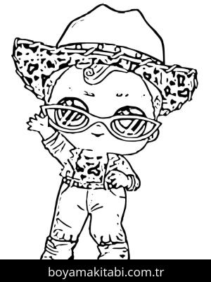 LOL Surprise boyama sayfası – boyama etkinliği, çocuk aktivitesi