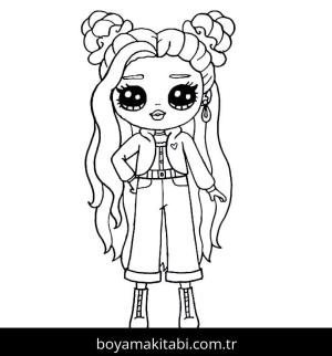 LOL Surprise boyama sayfası – yaratıcılık, eğlenceli etkinlik