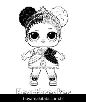 LOL Surprise boyama sayfası – çocuklar için, çizgi film temalı