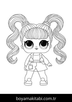 LOL Surprise boyama sayfası – okul öncesi, evde etkinlik