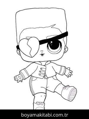 LOL Surprise boyama sayfası – okul öncesi, evde etkinlik