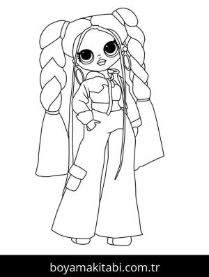 LOL Surprise boyama sayfası – yaratıcılık, eğlenceli etkinlik