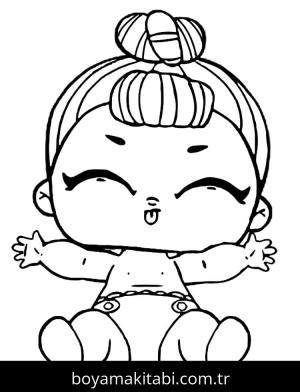 LOL Surprise boyama sayfası – boyama etkinliği, çocuk aktivitesi