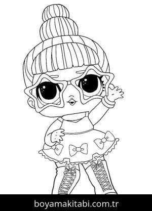 LOL Surprise boyama sayfası – evde etkinlik, ücretsiz yazdır