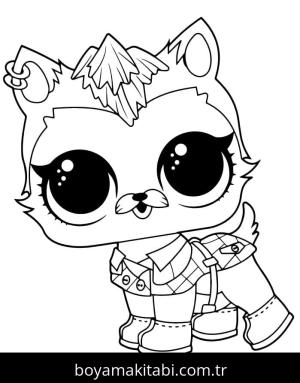 LOL Surprise boyama sayfası – boyama etkinliği, çocuk aktivitesi