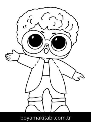 LOL Surprise boyama sayfası – yaratıcılığı geliştirir, keyifli zaman