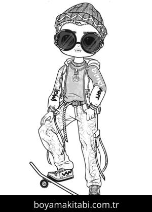 LOL Surprise boyama sayfası – çocuk aktivitesi, PDF indir