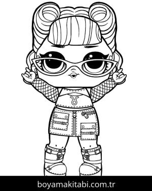 LOL Surprise boyama sayfası – keyifli zaman, renkli çizimler