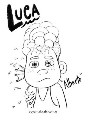 Luca boyama sayfası – el becerilerini geliştirir, boyama çalışması