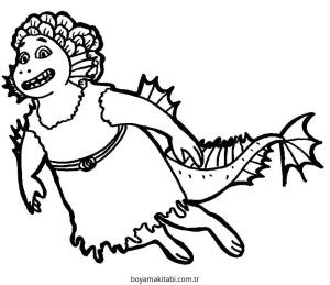 Luca boyama sayfası – el becerilerini geliştirir, boyama çalışması