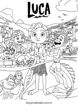 Luca boyama sayfası – ücretsiz yazdır, boyama etkinliği